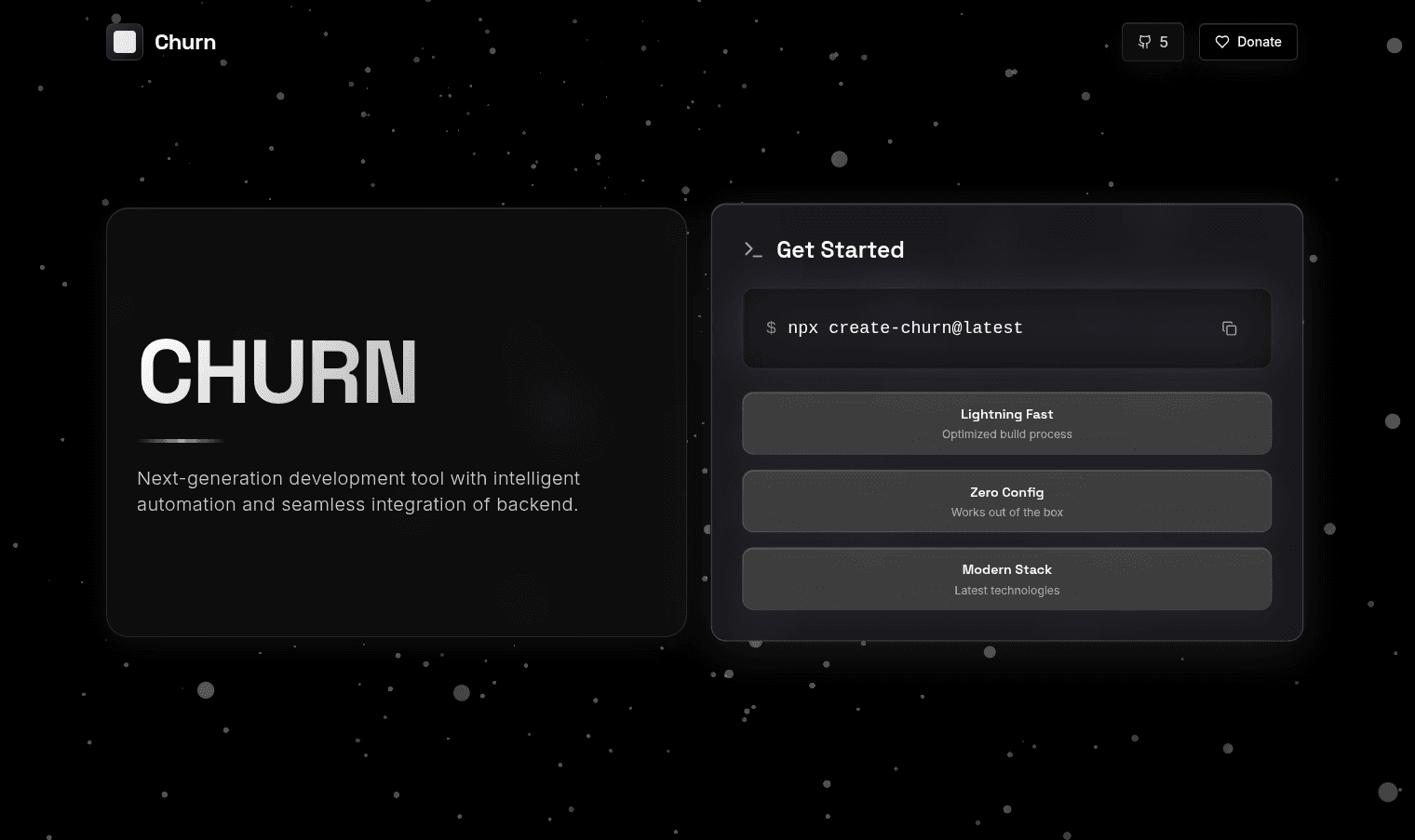 Create Churn App